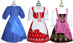 Ladies Dirndls & Frontier Dresses