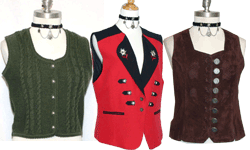 Ladies Vests Wool, Linen, & More