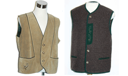 Men's Vests Wool, Leather & More