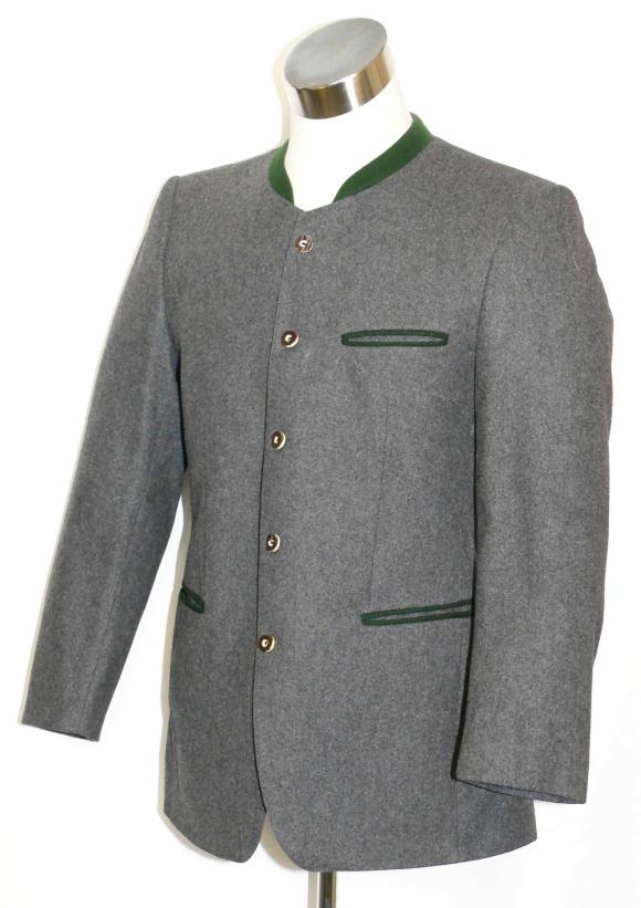 GRAY LODEN WOOL Military German Hunting SUIT Jacket M  